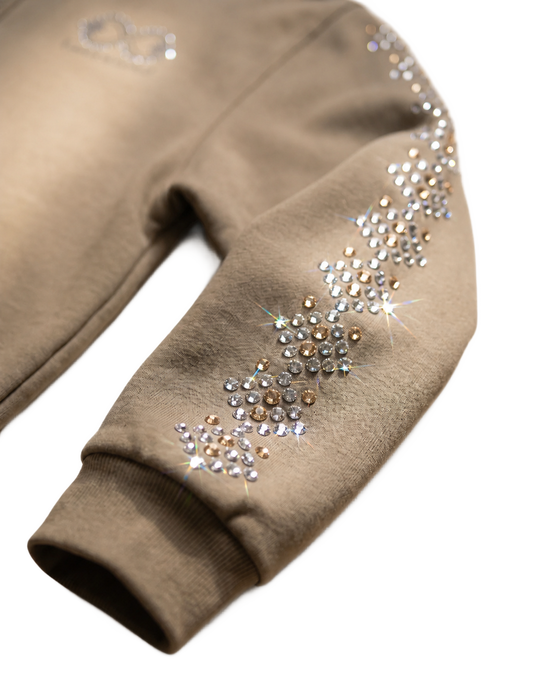 Golden Dust Zip-Up Hoodie