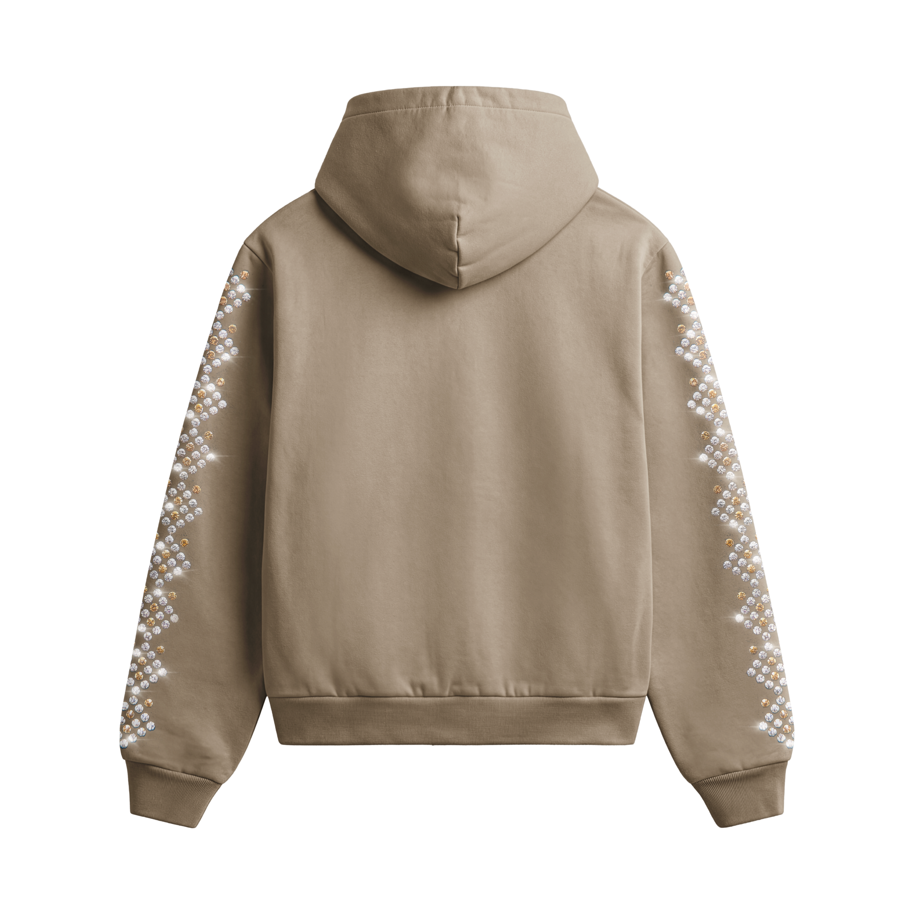 Golden Dust Zip-Up Hoodie