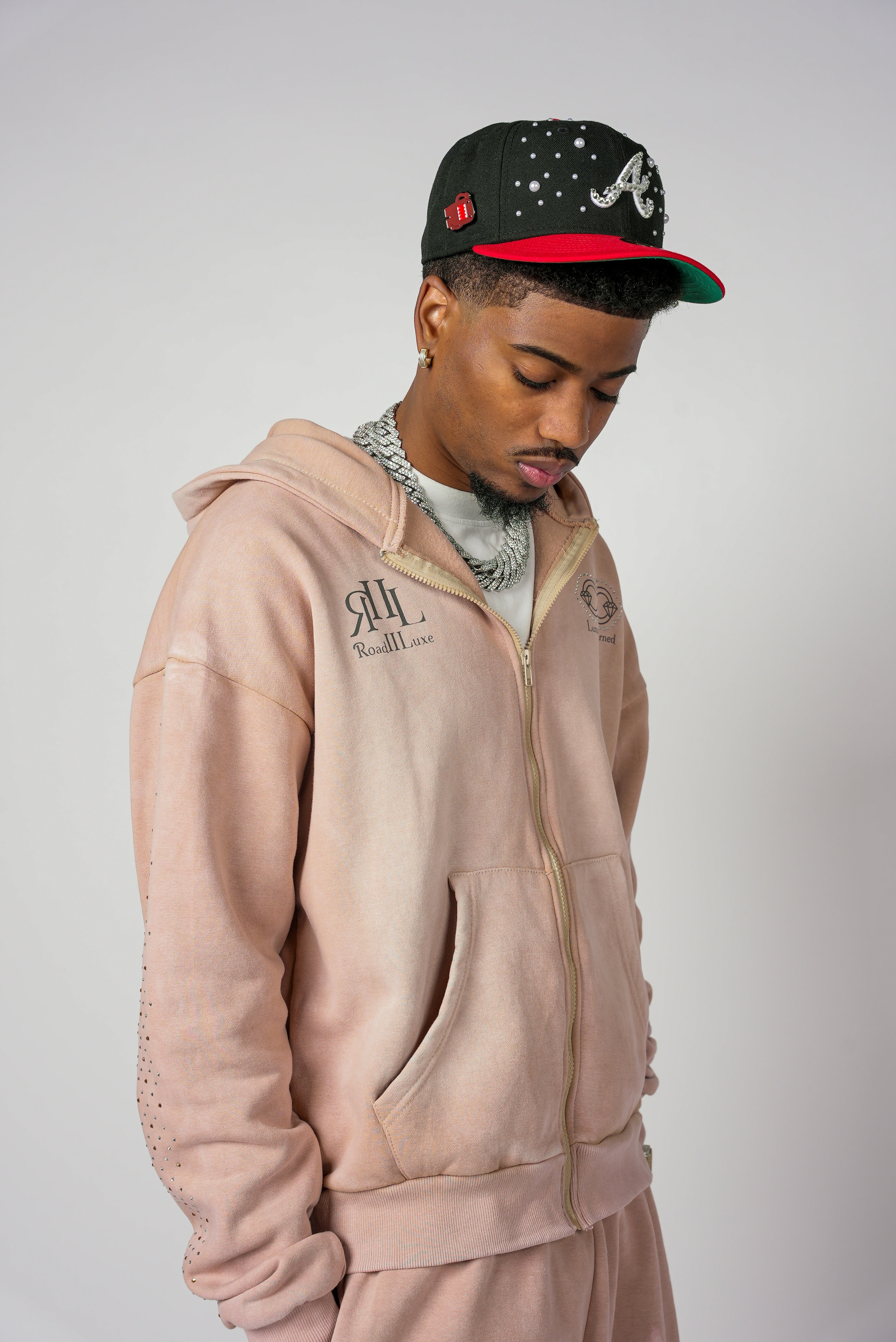 Golden Dust Zip-Up Hoodie