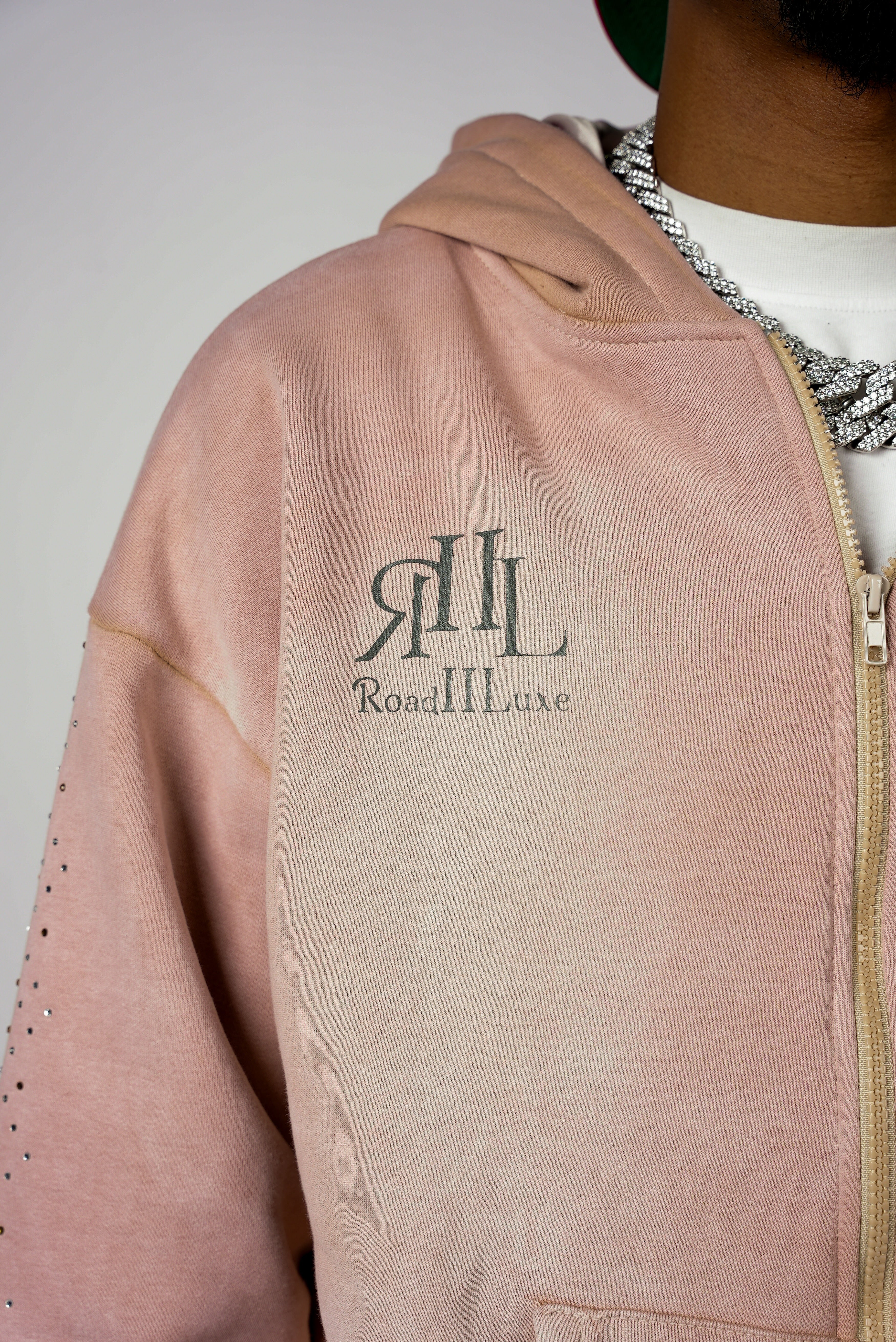 Golden Dust Zip-Up Hoodie