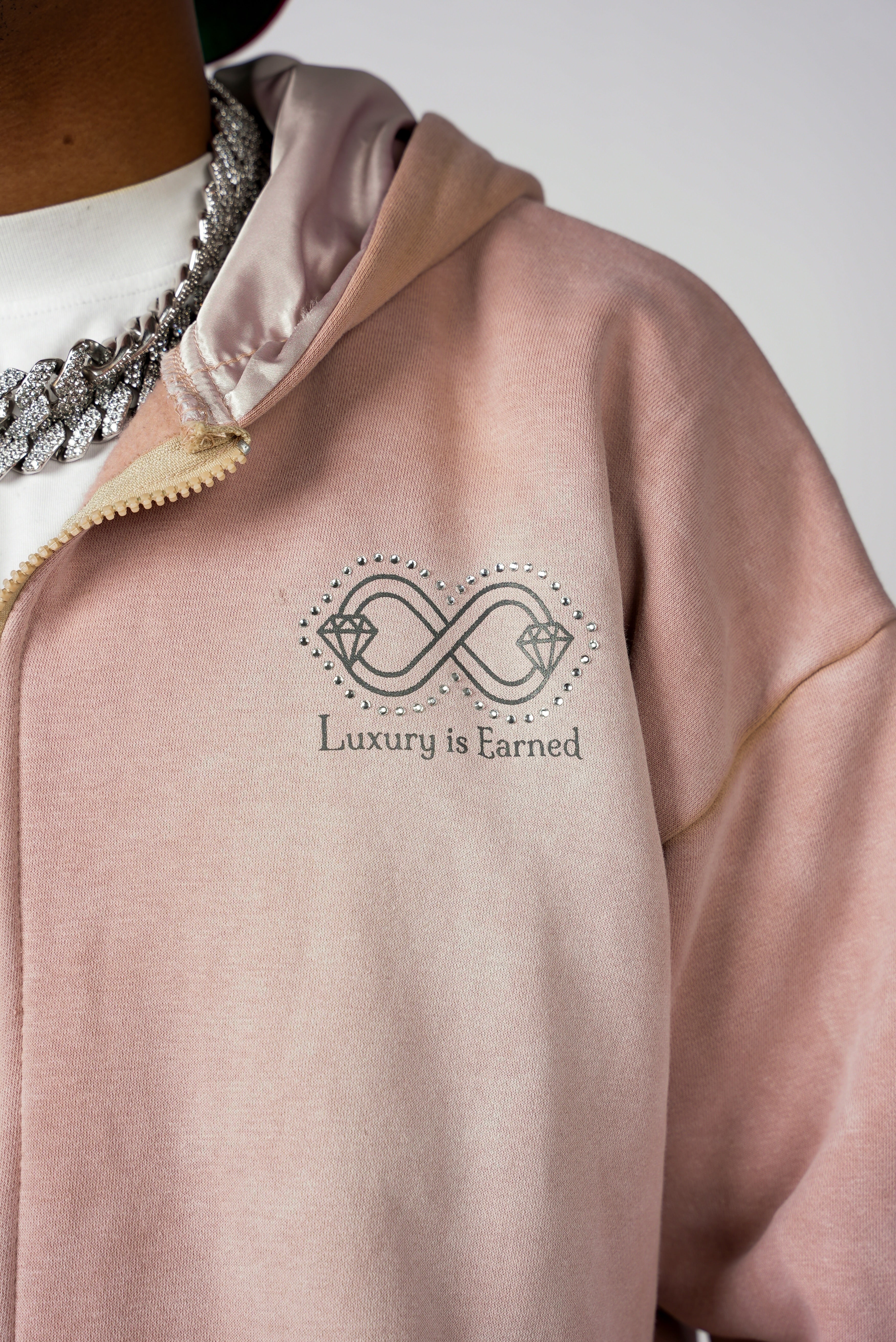 Golden Dust Zip-Up Hoodie